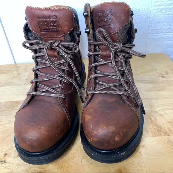 Timberland PRO 175 88117 Work Safety Toe Leather Boots - Picture 3 of 12
